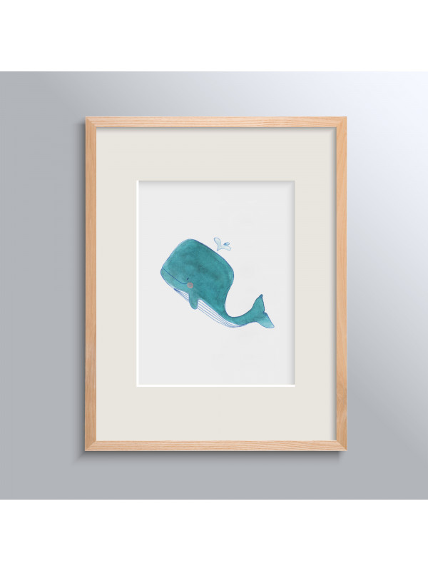 WHALES NO 1 POSTER