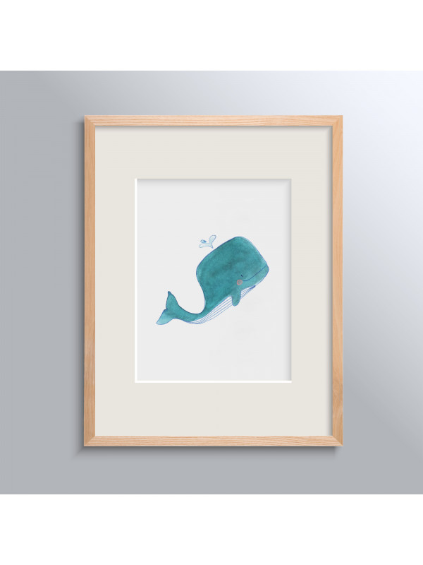WHALES NO 2 POSTER