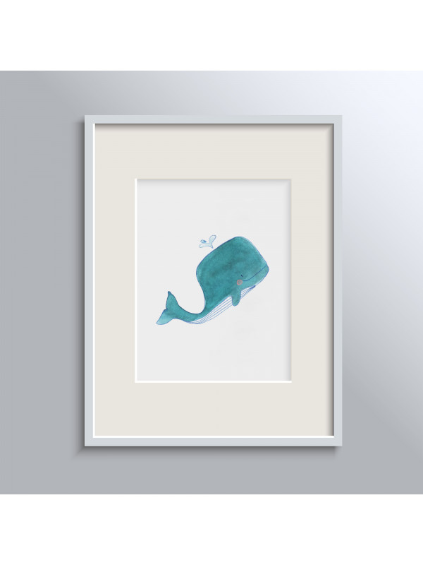 WHALES NO 2 POSTER