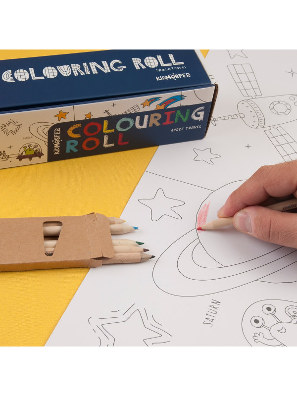 COLOURING ROLL SPACE TRAVEL