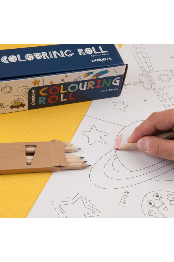 COLOURING ROLL SPACE TRAVEL