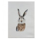 WATERBOARD APPEARANCE RABBIT CANVAS PRINT