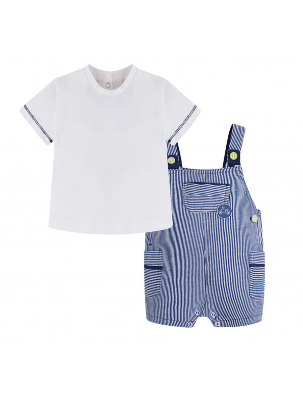 SET OF DUNGAREES FOR BABY BOY