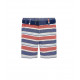 STRIPED BERMUDA SHORTS WITH BELT FOR BOY