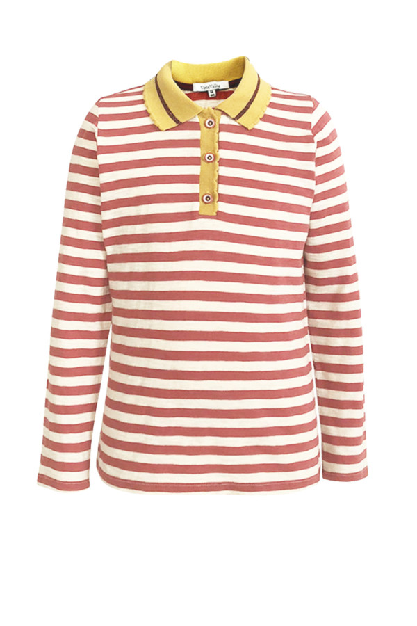 POLO T-SHIRT WITH STRIPES
