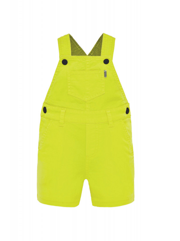 PATTERNED SHORT DUNGAREES FOR BABY BOY