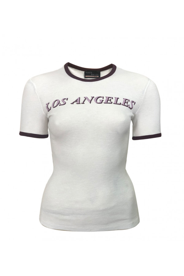 T-SHIRT FOR WOMEN WITH LOS ANGELES PRINTED