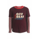 BOYS T-SHIRT WITH "OFF BEAT" PRINTED