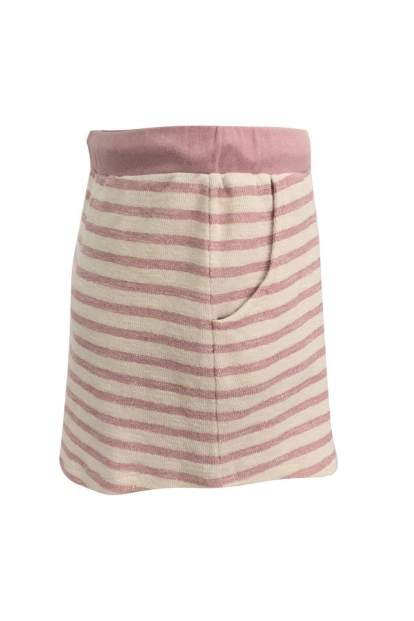 SKIRT WITH PINK STRIPE