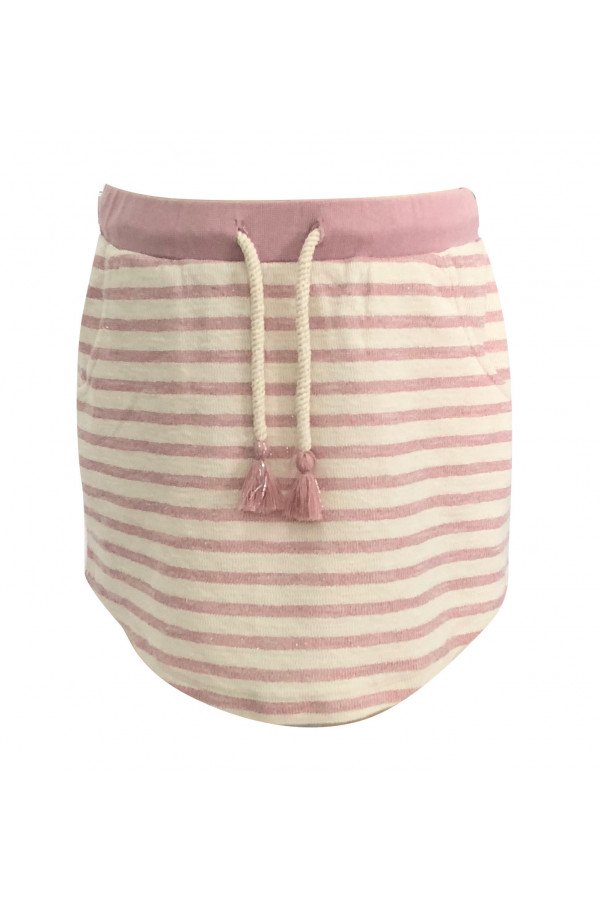 SKIRT WITH PINK STRIPE