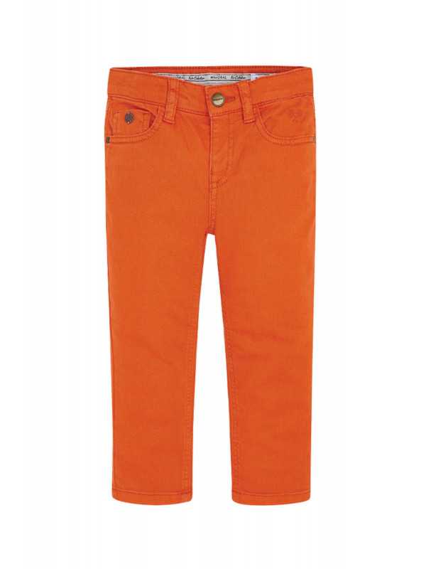 SLIM FIT TWILL TROUSERS FOR BOY